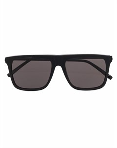 Солнцезащитные очки 495 в квадратной оправе Saint laurent eyewear