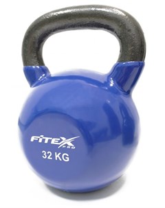 Гиря в виниловой оболочке 32 кг FTX2201 32 Fitex pro