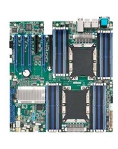 Материнская плата ASMB 935I 00A1 Socket 3647 C621 24xDDR4 5xPCI E 16x 1xPCI E 8x 10 EATX Retail Advantech