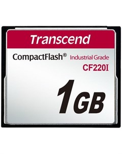 Промышленная карта памяти CompactFlash 220I 1 Гб SLC темп режим от 40 до 85 Transcend