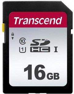 Карта памяти SDHC 16Gb S300 Class10 UHS 1 U1 TS16GSDC300S Transcend