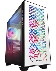 Корпус ATX Elite Shark CA300H Без БП белый Sharkoon