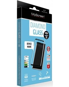 Пленка защитная 3D закаленное защитное стекло MyScreen 3D DIAMOND Glass EA Kit Black iPhone 8Plus Lamel