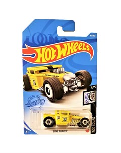 Базовая машинка Bone Shaker желтая Hot wheels