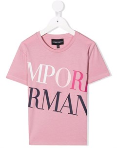 Футболка с логотипом Emporio armani kids