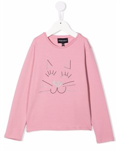 Топ с длинными рукавами Emporio armani kids