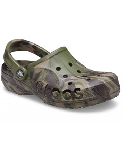 Сабо Baya Marbled Clog Army Green Multi Crocs