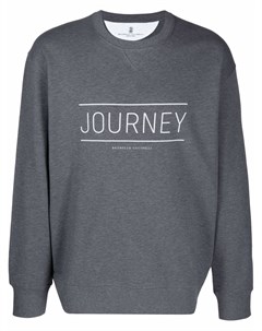 Толстовка с надписью Journey Brunello cucinelli