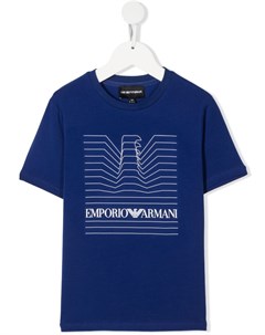 Футболка с логотипом Emporio armani kids