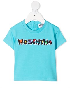 Футболка с логотипом Moschino kids