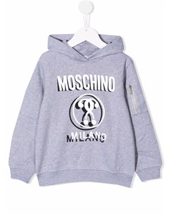 Худи с логотипом Moschino kids