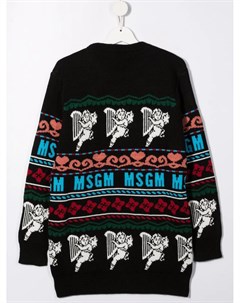 Свитер с логотипом Msgm kids