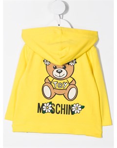 Худи на молнии с принтом Teddy Bear Moschino kids