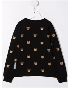 Толстовка с вышивкой Teddy Bear Moschino kids