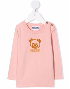 Футболка с вышивкой Teddy Bear Moschino kids