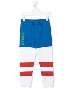 Спортивные брюки с логотипом Stella mccartney kids