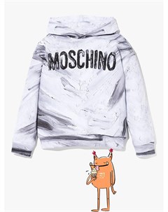 Худи с логотипом Moschino kids