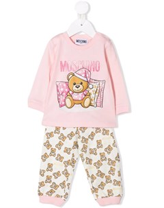 Комплект из брюк и толстовки с принтом Teddy Bear Moschino kids