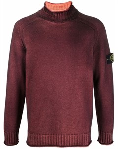 Водолазка с нашивкой логотипом Stone island