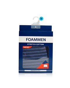 Мужские трусы боксеры Fo90509 синие в полоску M Foammen