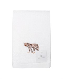 Полотенце 70 х 140 см Leopard белый Lasa home