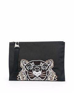 Клатч на молнии с вышивкой Tiger Kenzo