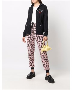 Худи на молнии с логотипом Love moschino