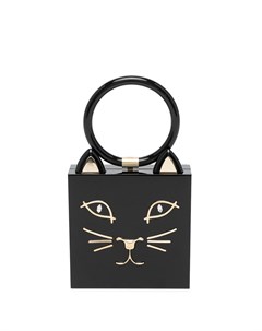 Клатч с принтом Charlotte olympia