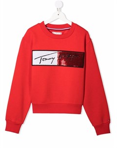 Толстовка с пайетками Tommy hilfiger junior