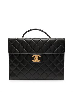 Стеганый портфель 1997 го года с логотипом CC Chanel pre-owned