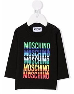 Футболка с логотипом Moschino kids