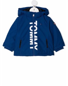 Бомбер с капюшоном и логотипом Tommy hilfiger junior