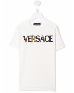 Футболка с логотипом Versace kids