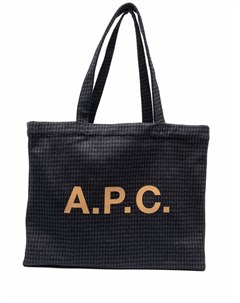 Сумка тоут с логотипом A.p.c.