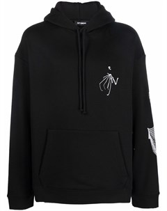 Худи с вышивкой Skeleton Raf simons