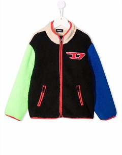 Флисовая куртка в стиле колор блок Diesel kids