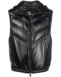 Стеганый жилет с узором шеврон Moncler grenoble