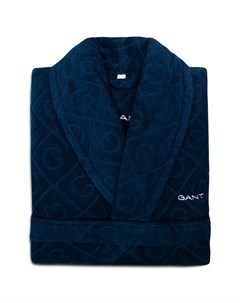 Халат унисекс Organic G размер S синий Gant home