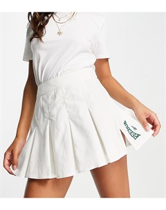 Кремово белая теннисная юбка эксклюзивно для ASOS Reebok