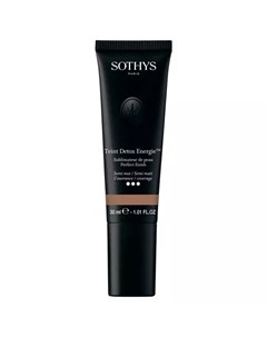 Полуматовая тональная основа Teint Detox Energie оттенок Персик С30 30 мл Make Up Sothys