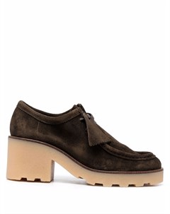 Туфли Wallabee на блочном каблуке Clarks originals