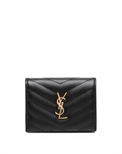 Картхолдер с металлическим логотипом Saint laurent