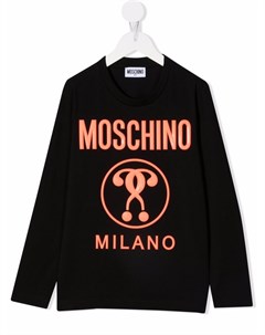 Футболка с логотипом Moschino kids