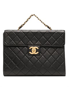 Стеганый портфель 1995 го года с логотипом CC Chanel pre-owned