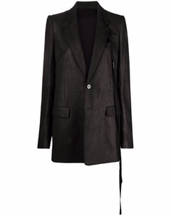 Однобортный кожаный пиджак Ann demeulemeester