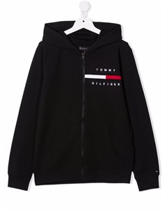 Худи на молнии с логотипом Tommy hilfiger junior