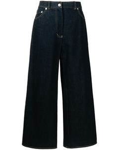 Укороченные джинсы 1990 х годов с логотипом CC Chanel pre-owned