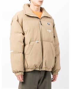 Пуховик с нашивкой логотипом Aape by a bathing ape