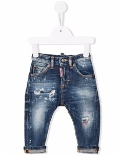 Джинсы скинни с прорезями Dsquared2 kids