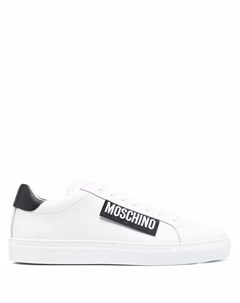 Кеды с нашивкой логотипом Moschino